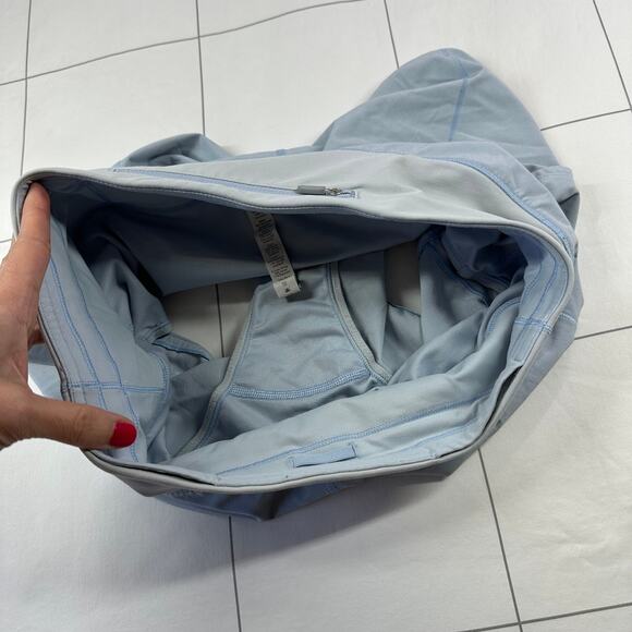 Lululemon Shorts Womens 6 Tall Light Blue Speed Up Athletic Lined Running Gym - Picture 6 of 11